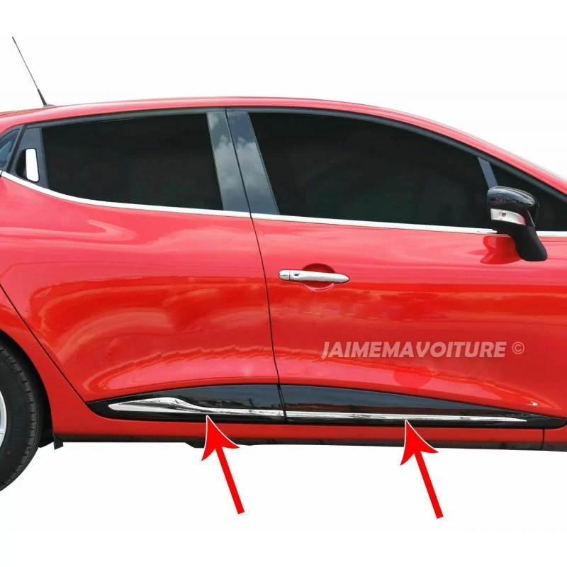Baguettes chromes de portes Renault CLIO 4 Baguettes chromes de portes Renault CLIO 4