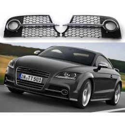 RS look fog grilles AUDI TT 2010 2011 2012 2013 2014 S-LINE