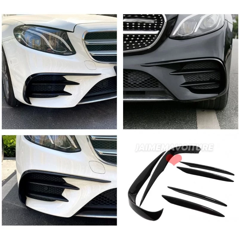 black painted aero add-on kit for Mercedes W213 / C238 black painted aero add-on kit for Mercedes W213 / C238