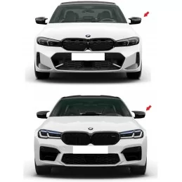 Schale spiegelt schwarzen Look M5 für BMW 5er F10 F11 2010-2013 Jaimemavoituregpt 9 - Jaimemavoiture.fr 