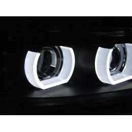 Phare avant XÉNON angel eyes 3D pour BMW Série 3 2009-2011