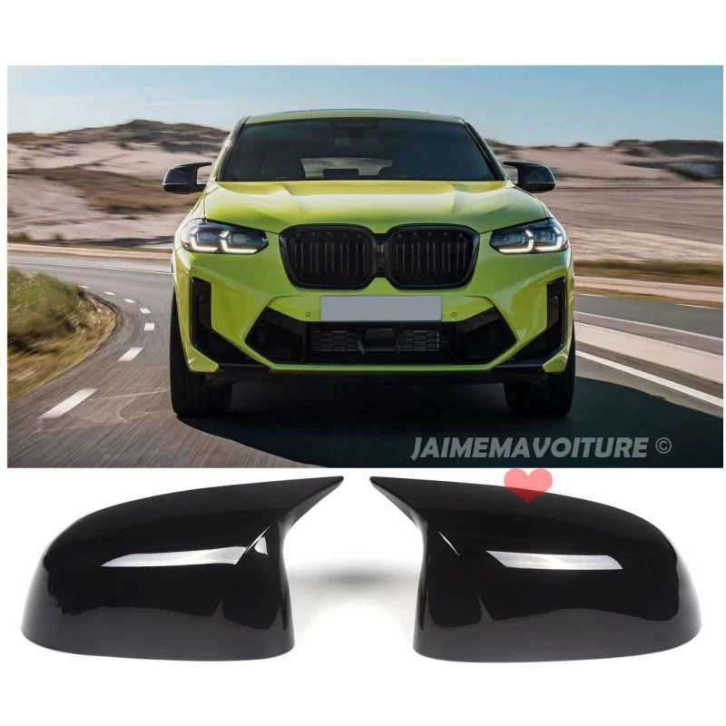 Rétroviseur de voiture Rétroviseur Shell Coque de rétroviseur de recul  Réflecteur de couverture de rétroviseur pour X5 X