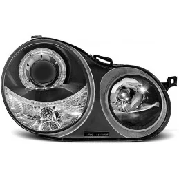 Phares avants angel eyes pour VW Polo 9N 2001-2005