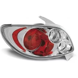 Peugeot 206 Rear Lights tuning Lexus Chrome Red