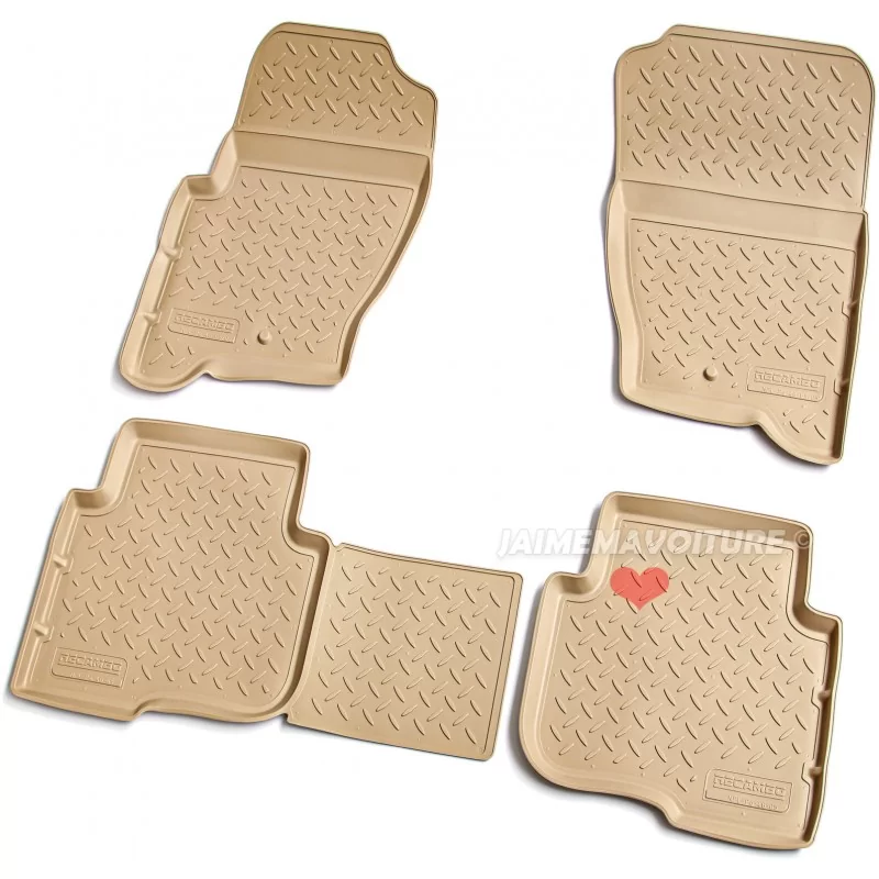 Alfombrilla de goma 3D para Land Rover Discovery 3/4 2004-2017 Alfombrilla de goma 3D para Land Rover Discovery 3/4 2004-2017