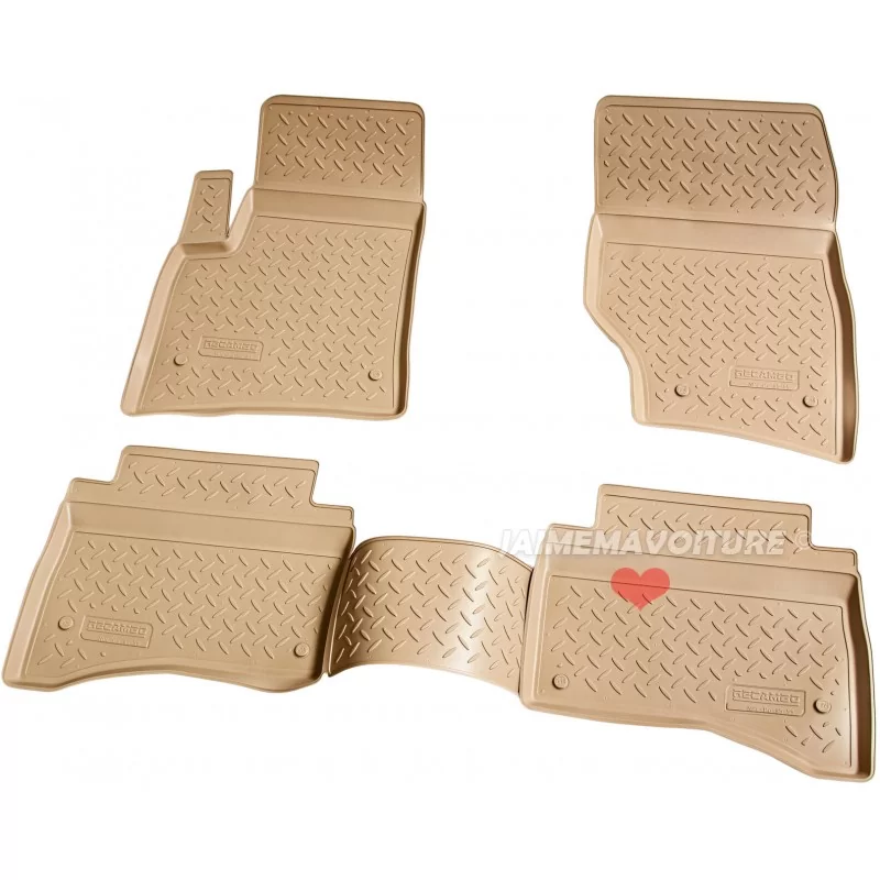 Tappeto beige per VW Touareg I 2002-2010 Tappeto beige per VW Touareg I 2002-2010