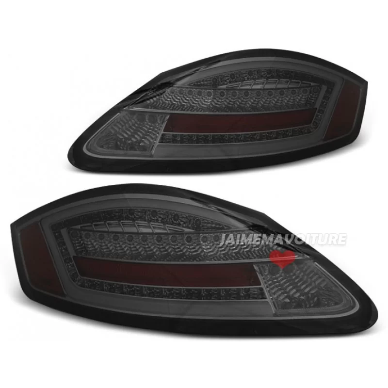 Fanali posteriori fumé neri per Porsche Cayman 987 / Boxster 2005-2008