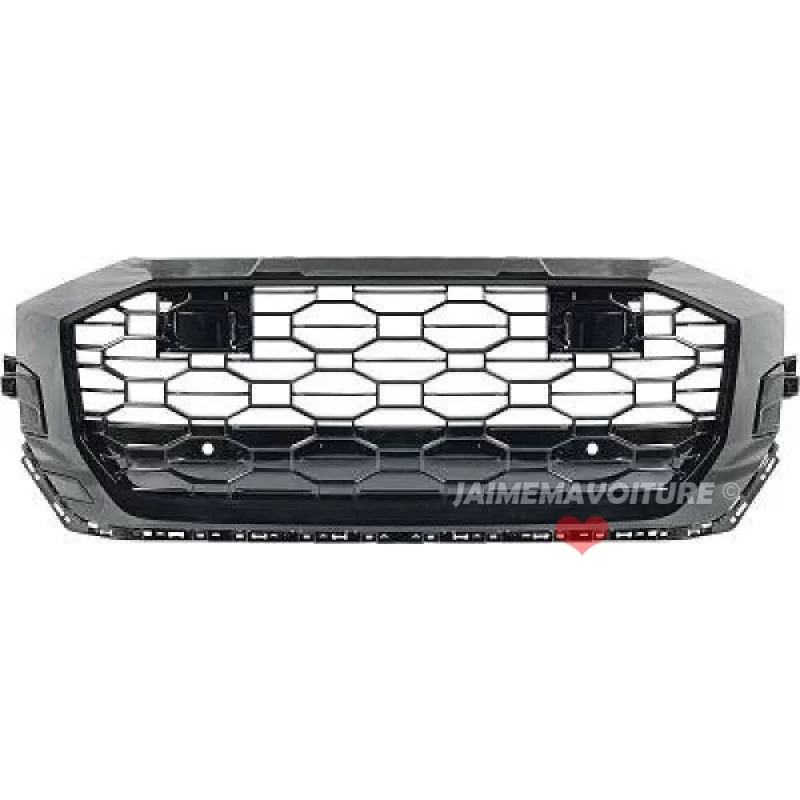 Schwarzer Kühlergrill für Audi Q8 look RSQ8