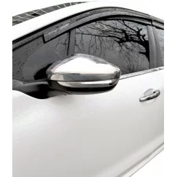 Calotte degli specchietti retrovisori in alluminio cromato per Peugeot 2008 2013-2024