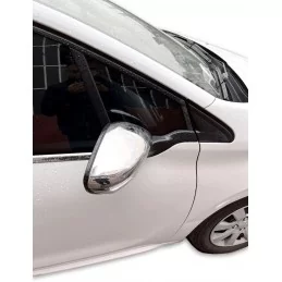 Coques de rétroviseurs chrome alu pour Peugeot 2008 2013-2024