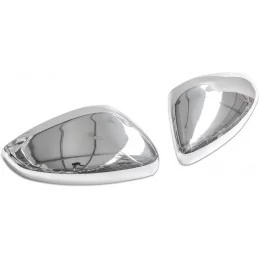 Coques de rétroviseurs chrome alu pour Peugeot 2008 2013-2024