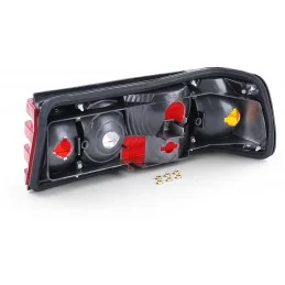 for Mercedes W126 headlights arrears red black