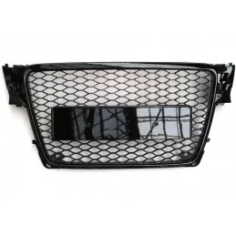 Svart Audi A4 B8 grill 2007 2009 2010 2011 2012 RS4