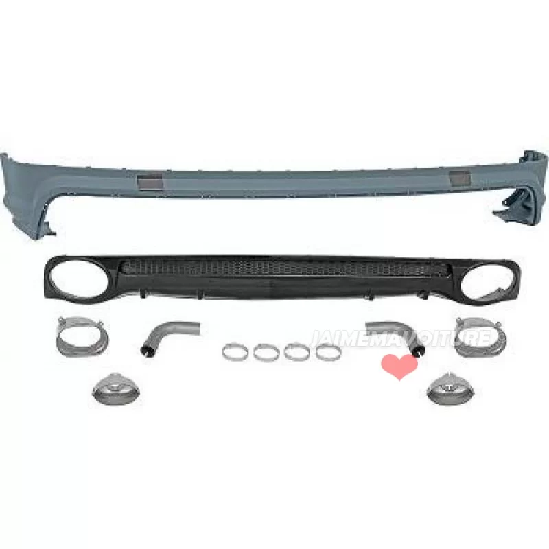 Diffusor för bakre stötfångare AUDI Q5 2017-2023 look RSQ5 Diffusor för bakre stötfångare AUDI Q5 2017-2023 look RSQ5