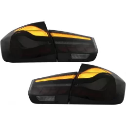 Feux arrières led BMW Série 3 F30 2011-2019 look M4 OLED - Fumé