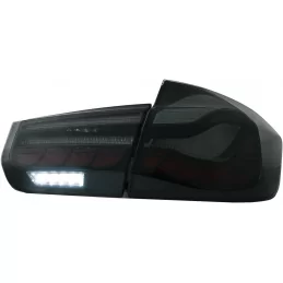 BMW Serie 3 F30 Luci posteriori a LED 2011-2019 M4 Look OLED - Fumé