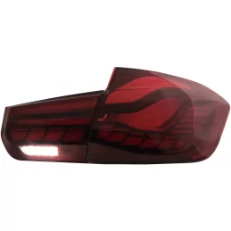 Luces traseras LED BMW Serie 3 F30 2011-2019 look M4 OLED - Smoked