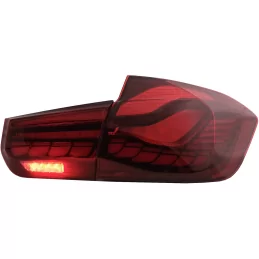 LED taillights BMW 3 Series F30 2011-2019 look M4 OLED - Smoked