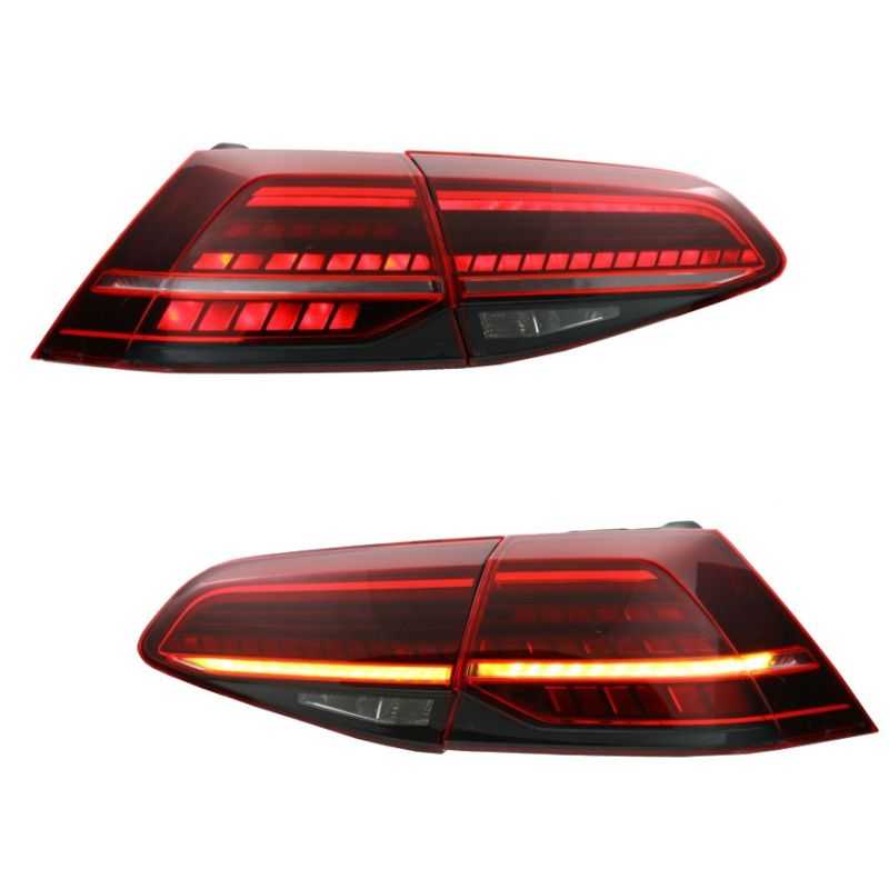 Frente faros led para VW Golf 7 - negro