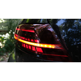 Frente faros led para VW Golf 7 - negro