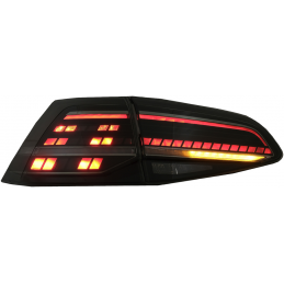 Frente faros led para VW Golf 7 - negro