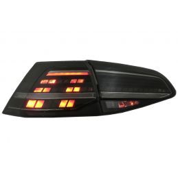 Frente faros led para VW Golf 7 - negro