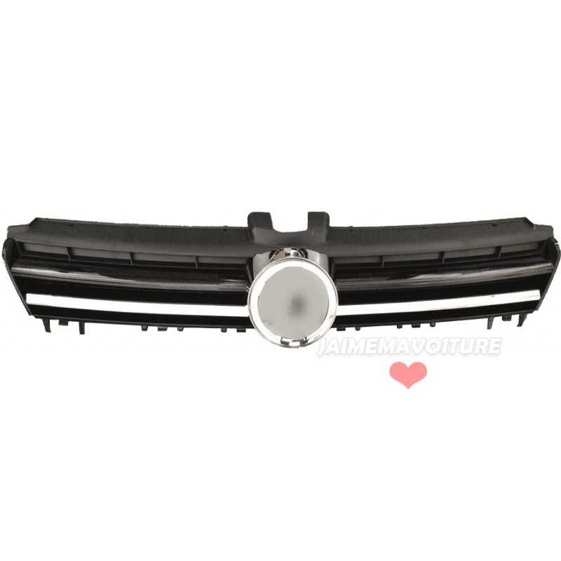 Frontgrill till VW Golf 7 2012-2017 look R20 svart krom Frontgrill till VW Golf 7 2012-2017 look R20 svart krom