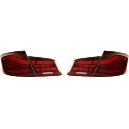 Luci posteriori sequenziali a LED BMW Serie 5 F10 2010-2017 - Rosso Bianco