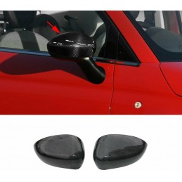 Carbon mirror caps for FIAT 500 FIAT 500C 2007-2022