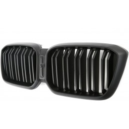 Rejillas de parrilla para BMW X3 G01 / X4 G02 LCI barnizadas en negro