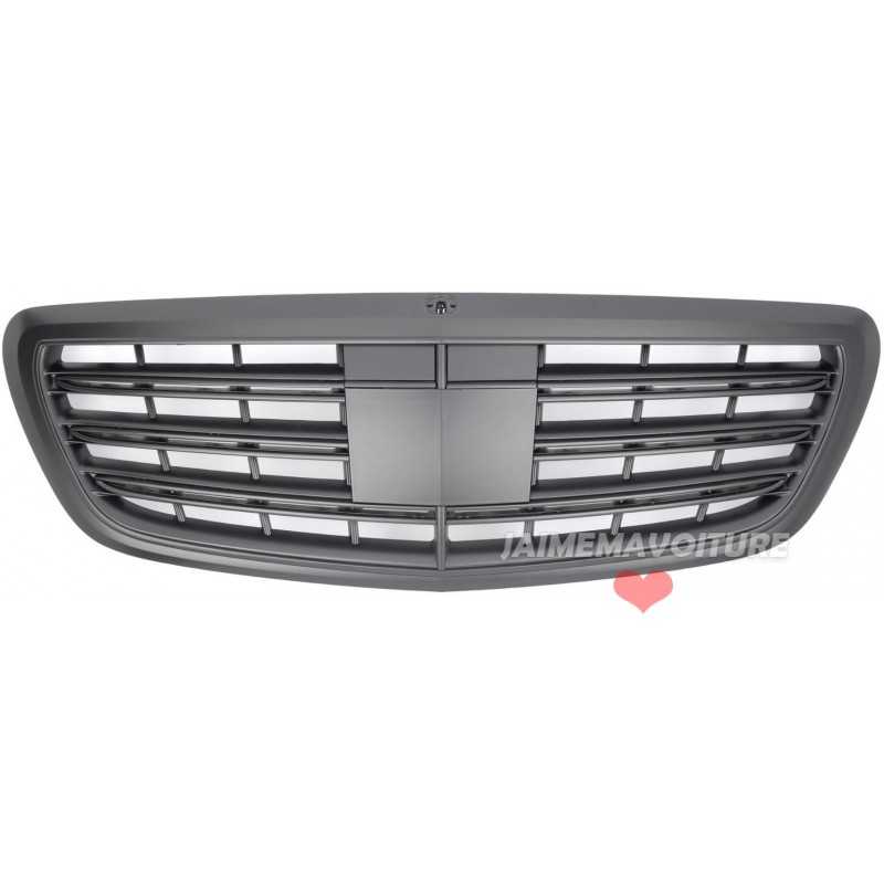 Black grille for Mercedes S-Class W223 2021-2024 Maybach look