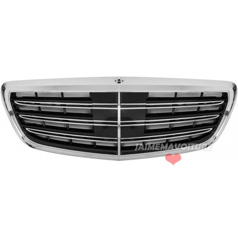 Schwarzer Kühlergrill für Mercedes S-Klasse W222 2013-2020