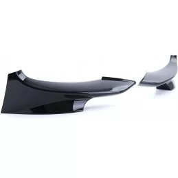 Splitter noir verni parechoc avant pour BMW Série 3 E92 E93 PACK M 2010-2013