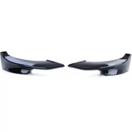 Splitter noir verni parechoc avant pour BMW Série 3 E92 E93 PACK M 2010-2013