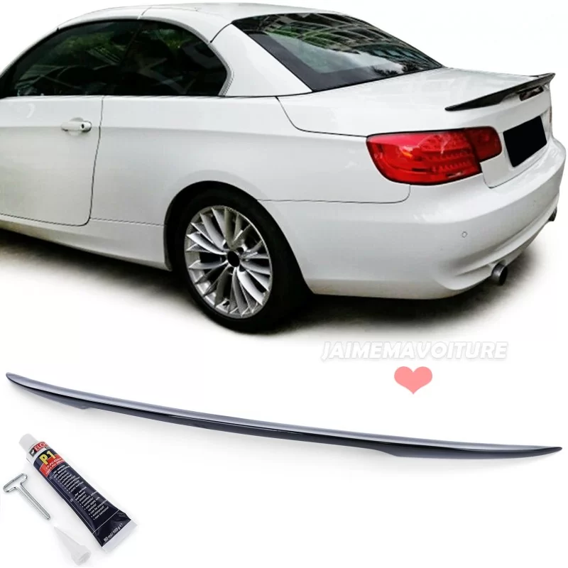 Spoiler för BMW 3-serie E93 Cabriolet svartlackerad