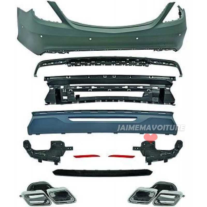 Sills look AMG S65 para Mercedes Clase S W222 2013-2020