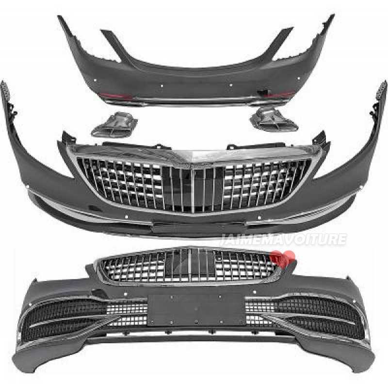 Kit carrosserie pour Mercedes classe S 2017-2020 look Maybach Kit carrosserie pour Mercedes classe S 2017-2020 look Maybach