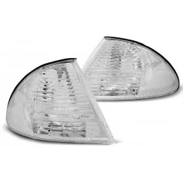 Kit clignotants + répétiteurs blanc pour BMW Série 3 E46 Berline 1998-2001 