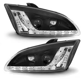 Devil eyes for Ford Focus 2 + Led black