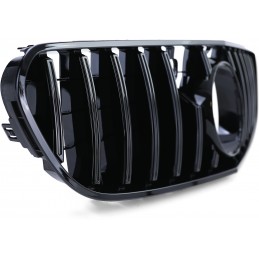 Svart Panamericana-grill till Mercedes S-klass Coupé C217 2014-2017