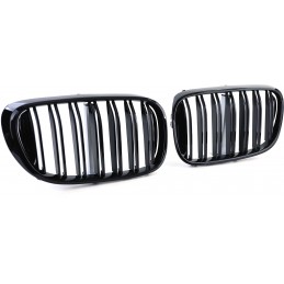 Calandre double barre noire vernie pour BMW série 7 G11 G12 2015-2019