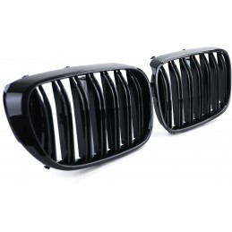 Black patented grilles for BMW 7 G11 G12 series