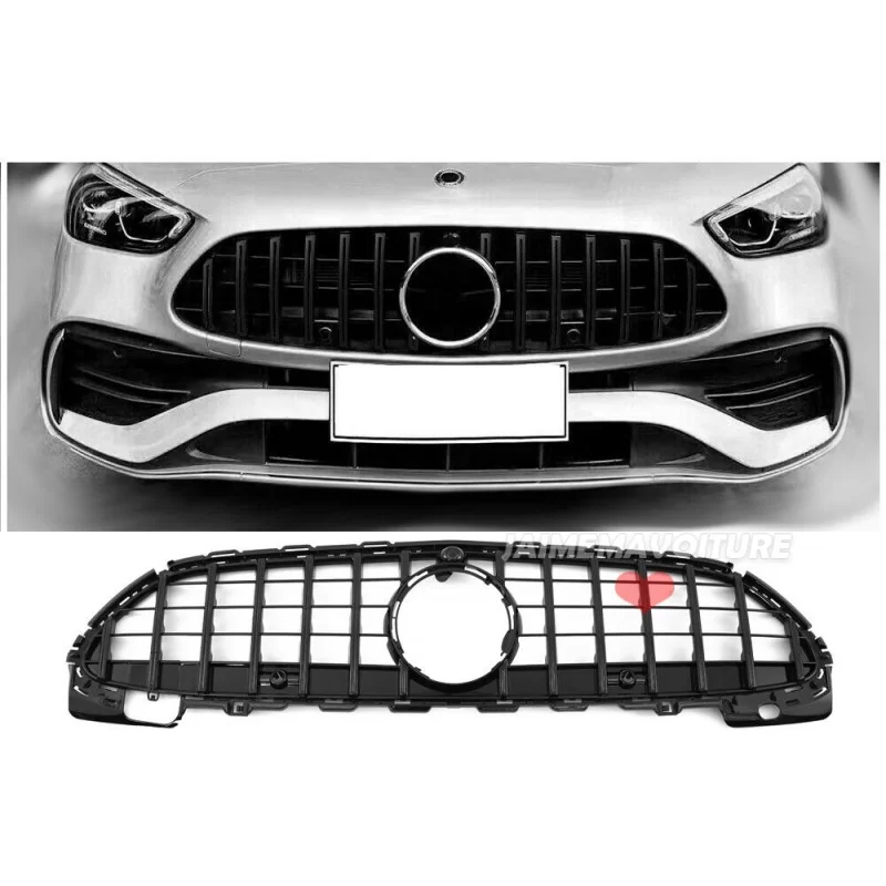 Rejilla parrilla negra panamericana para Mercedes Clase C W206 Rejilla parrilla negra panamericana para Mercedes Clase C W206