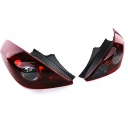 Fires back for Opel Corsa D 5 doors - smoked red led