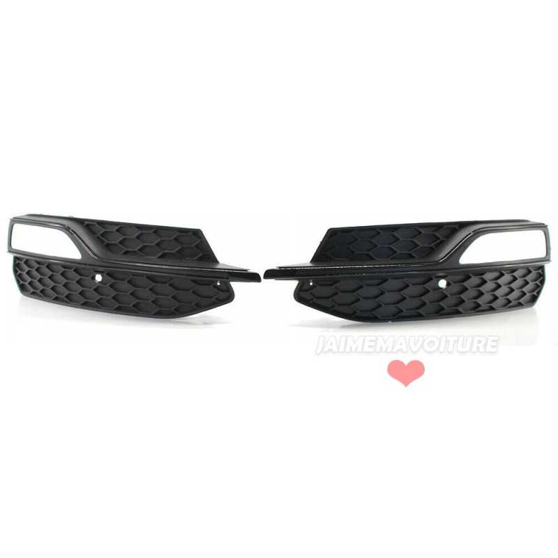 Grilles antibrouillards avant noires pour AUDI A3 8V de 2014-2016