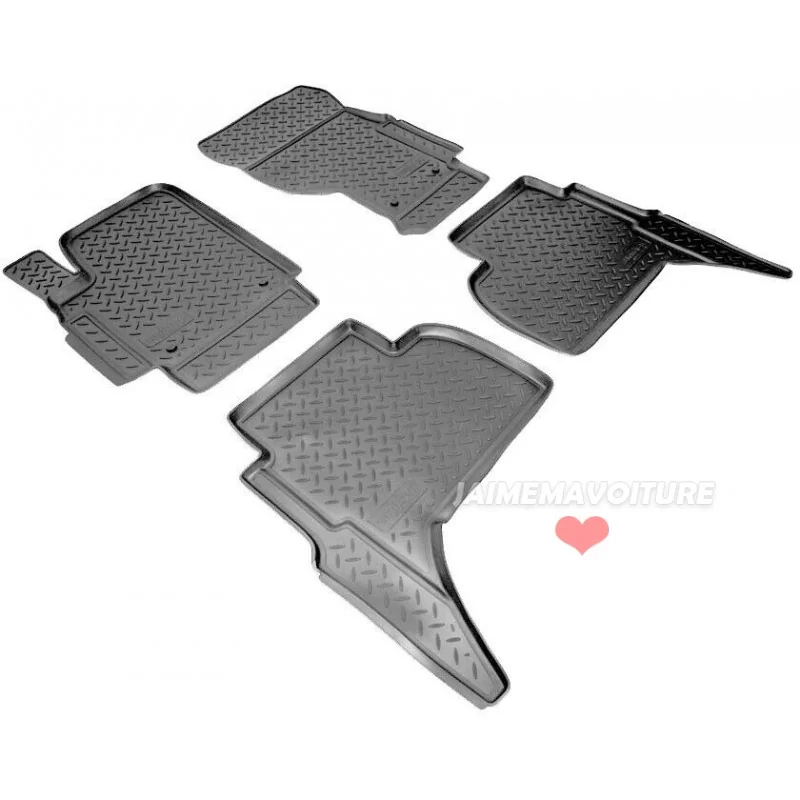 Rubber mat for Volkswagen Amarok (2H) (09-) Jaimemavoiturercb 1 - Jaimemavoiture.fr 