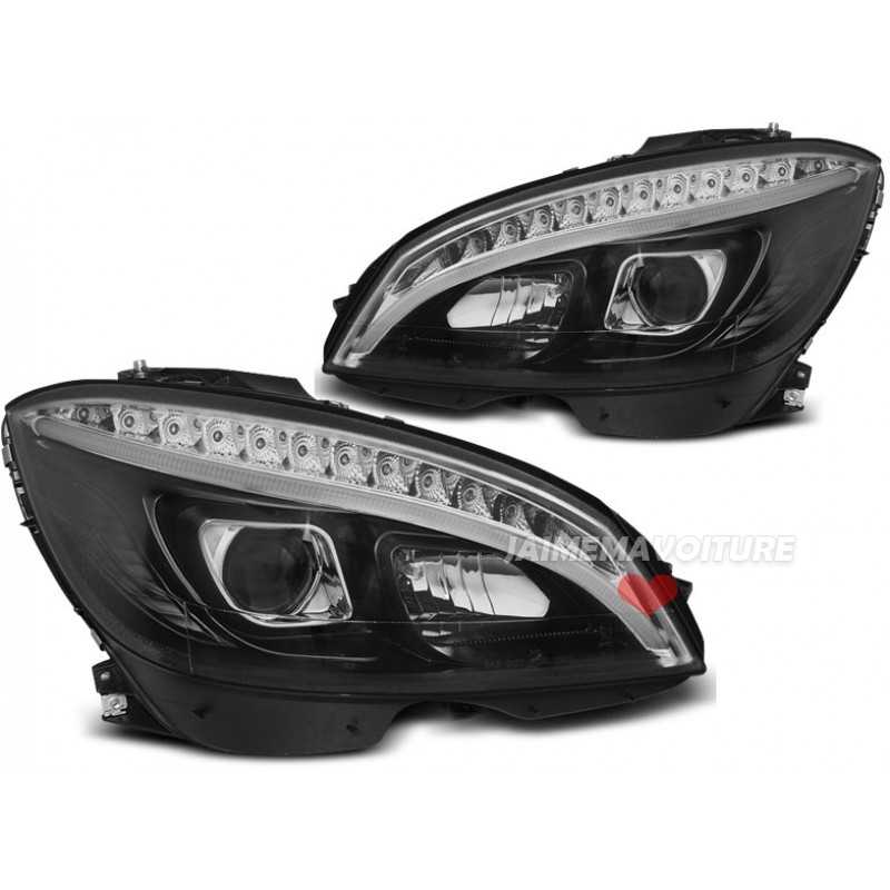 LED headlights for Mercedes C-class 2011-2014