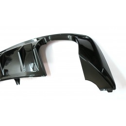 Difusor S5 look para Audi A5 Coupé / Sportback SLINE Negro Transparente