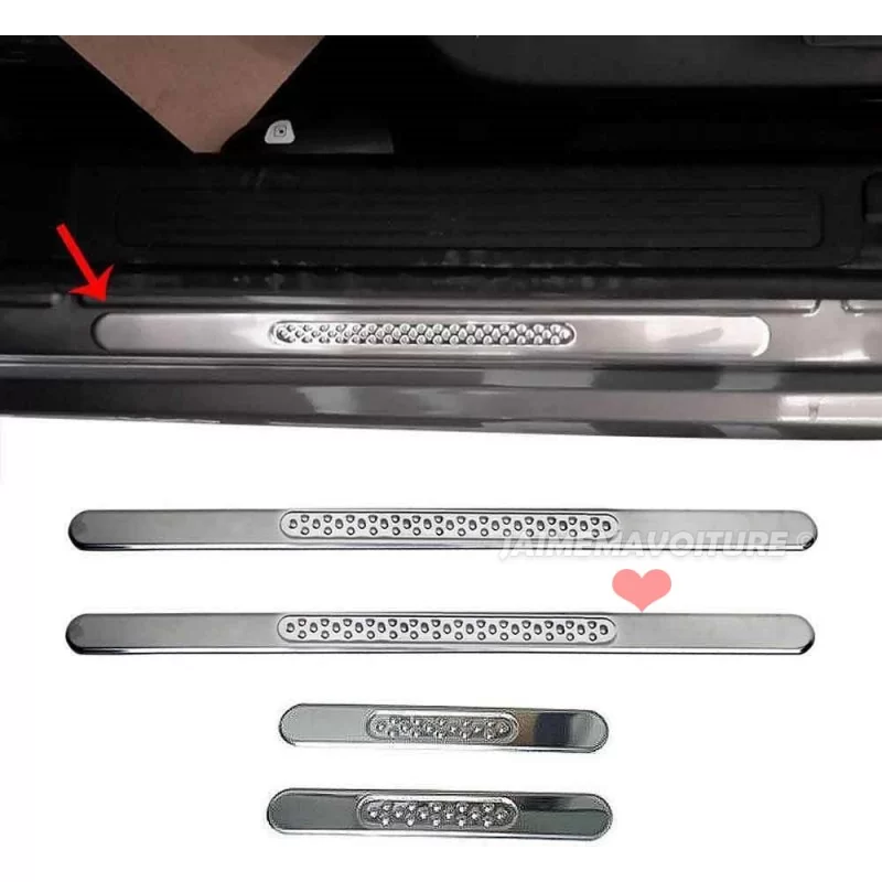 Umbrales de puertas cromado alu para Renault Talisman Umbrales de puertas cromado alu para Renault Talisman