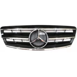 Black and chrome Mercedes S-Class W220 grille